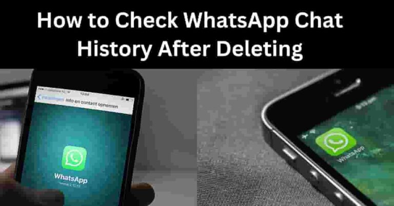 How to Check WhatsApp Chat History After Deleting